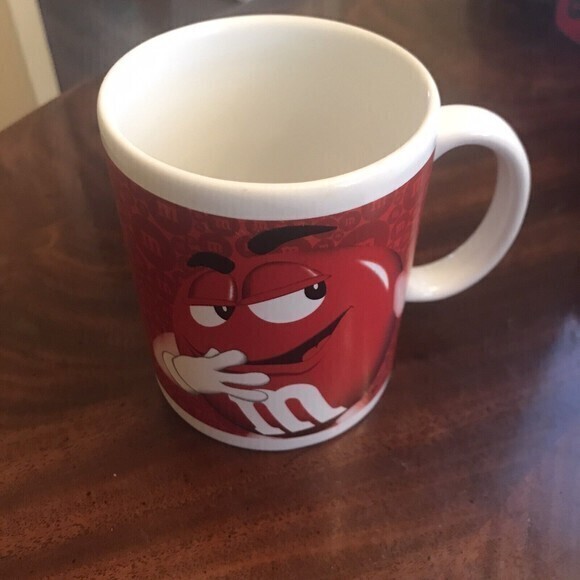 M&M Red & Yellow Coffee Cup Officially Licensed 2014‎ Megatoys - Picture 3 of 7